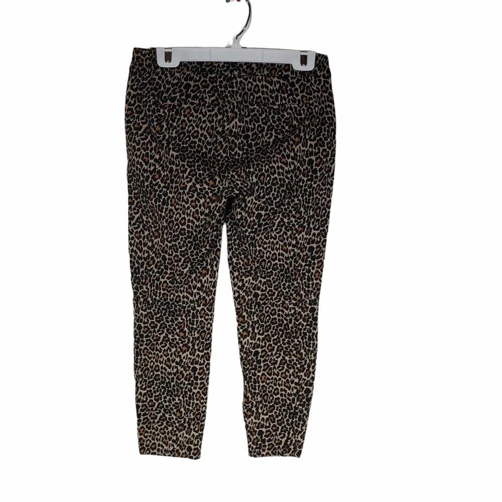 J. Crew Women's size 4 Animal Print Cropped Winnie Pants
